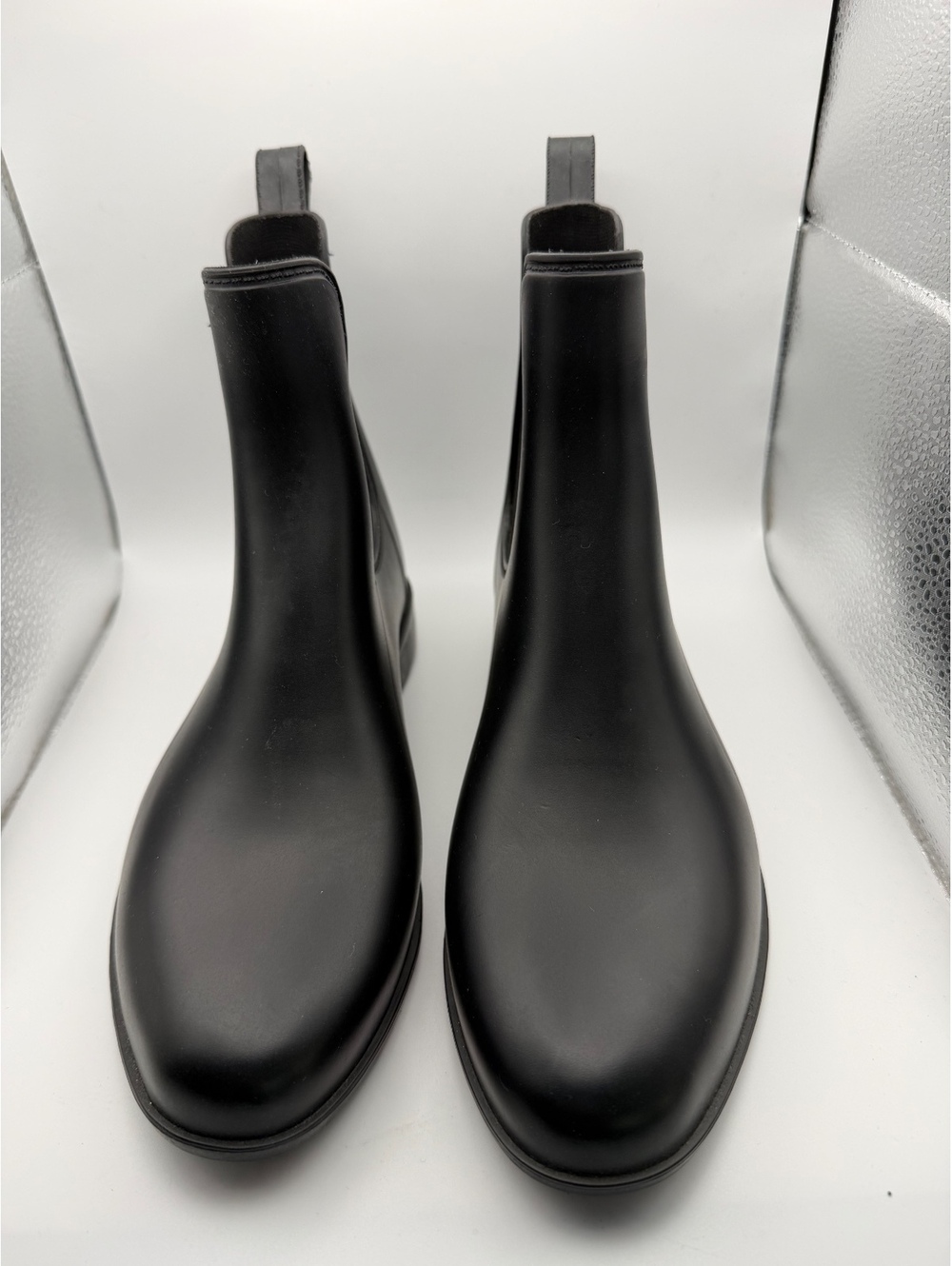 Black Chelsea Style Ankle Boots Size 6